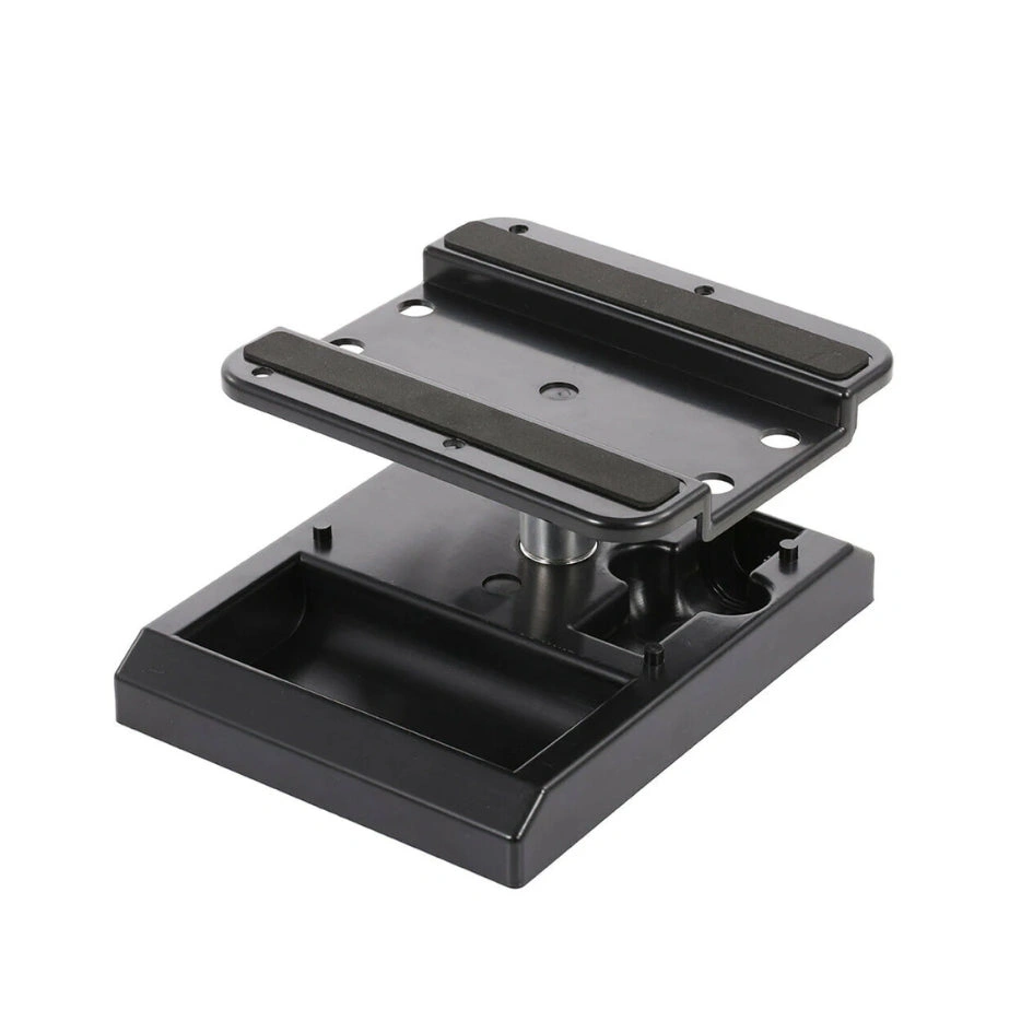 Black Crawler Stand: Elevate Your Scale Adventure. Aluminum Tough. Display Ready.