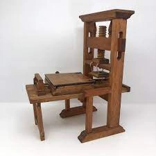 Gutenberg's 1/10 Scale Printshop A Miniature Masterpiece Ready to Roll
