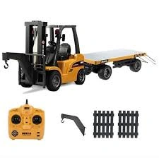 Giant 1/10 RC Forklift Crane Truck 3in1 Adventure Toy