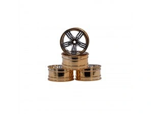 Drift Ready Wheels 1/10 Scale Aluminum 5-Line Style Set of Four Unleash the Slides!