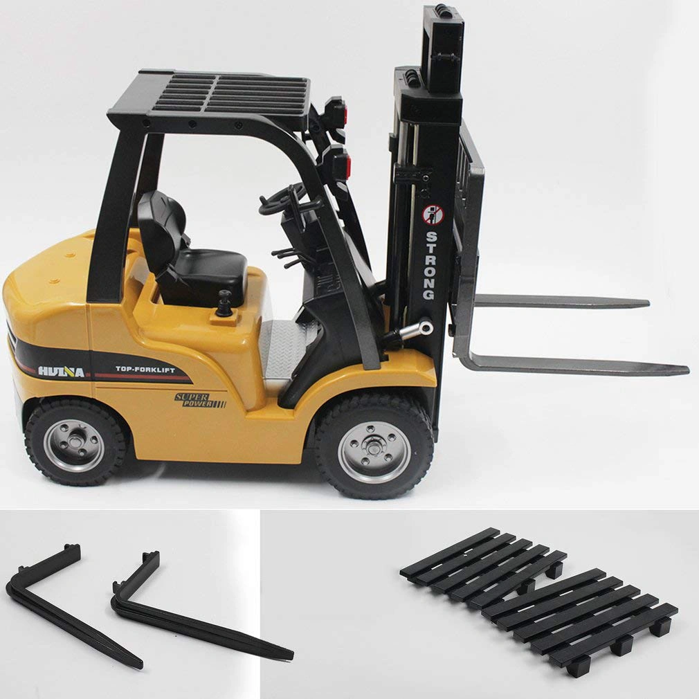 Unleash the Power: 1/10 Alloy RC Forklift Truck! Sound, Light, Action! RTR! Grab Yours!
