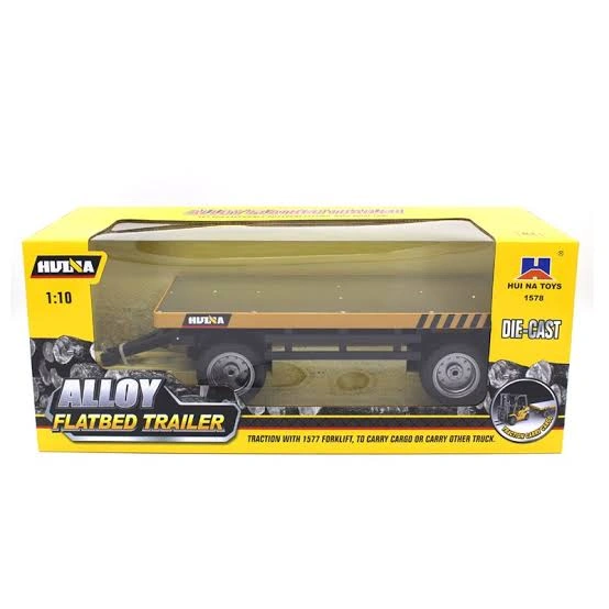 Heavy-Duty 1/10 Flatbed Trailer – Perfect for Hauling & Transport!