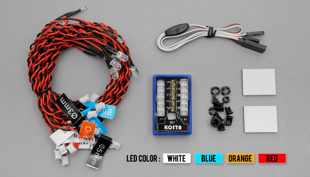 Shine Bright RC Lights 1/10 1/18 LED Headlight Kit